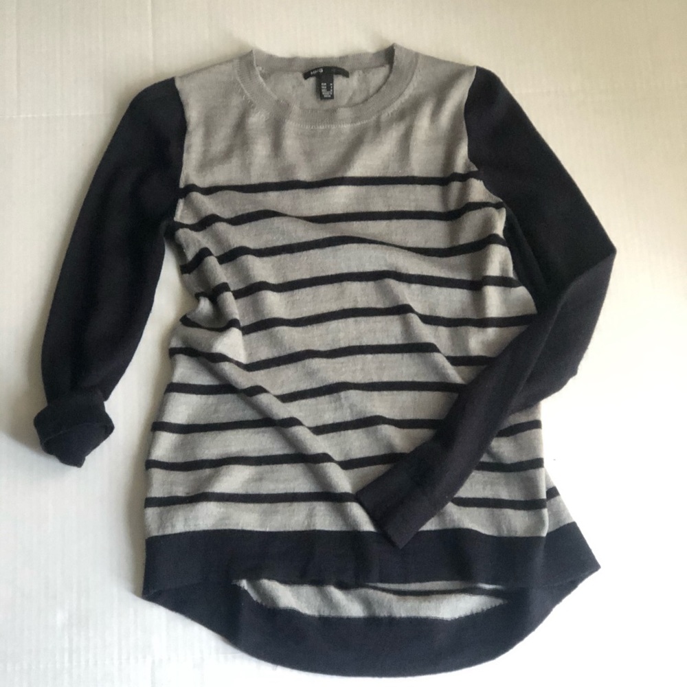 Navy stripe sweater